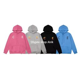 Erkek Hoodies 22FW kazak sweatshirts Tasarımcı Mens klasik baskısı gevşek sürüm uzun kollu CE kadın mektup moda kalitesi s m l xl boyutu