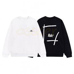 Famouse Mens Black White Hoodies Womens Letter Printing Sweater Couples Casual Loose Sweatshirts Asian Size S-XL