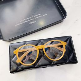 Sunglasses Frames Quality Style Nail Glasses Frame Trendy Men Retro Oversized Clear Round Eyeglasses Female Fashion Nerd Myopia
