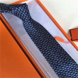 2023 Fashion Mens Ties 100% Silk Tie Party Ties Business Casual Tie Gift Box Packaging 688