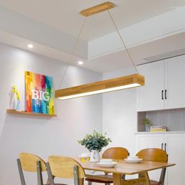 Pendant Lamps Japanese Simple Design Solid Wood Oak Lights Individual Bar Restaurant Living Room Square Hanging Lamp