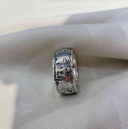 Band Rings S925 Sterling Silver Tiger head ring fashion Personalised couple for girlfriend exclusive Design jewel Exclusive saleEOIN