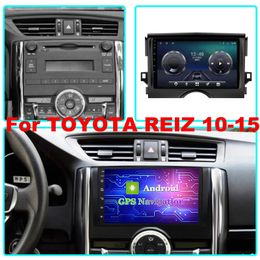 9 Inch Car Video Multimedia-Player Mic Mirrorlink Radio Bluetooth Audio DAB Stereo 9inch 2-Din Android for TOYOTA REIZ 2010-2015
