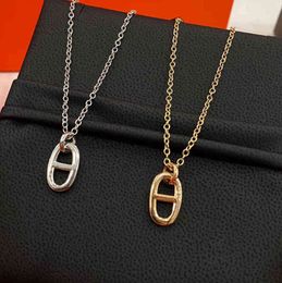 Bangle Buy Only S925 Sterling Silver nose Necklace Seiko new fashion red women's clavicle chain simple ring buckle jewel