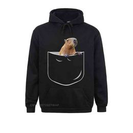 Hoodies Hoodies Pocket Capybara Shirt Funny in Gift Tshirt Custom Hoodies New Year Day Male Sweatshirts 3d Printed Hoods