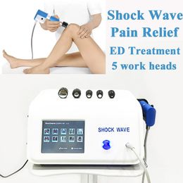 Portable ESWT Pneumatic Shockwave Therapy MachineExtracorporeal Shock Wave for ED Treatment Pain Relief Body Slim