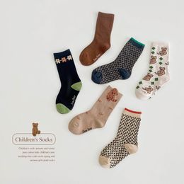 3 Pairs/Lot Children's Socks Autumn Spring Newborn Baby Boy Sock Cotton Infant for Kids Girls Boys Floor Socks