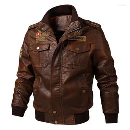 Racing Jackets 2022 Spring Autumn Men Faux Leather Jacket Male Motorcycle Black Outwear PU Zipper Coats Oversize 4XL
