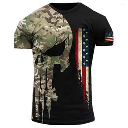 soldier shirt Australia - Men's T Shirts 3D Printed Shirt Men O Neck Loose Short Sleeve Camo American Soldier Casual