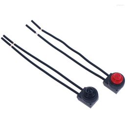 Switch 220V Waterproof Push-Button On-Off With 4" Leads Motorcycle Car Boat 1Pc