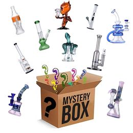 2023 new Surprise Box Glass Bongs Multi Styles Smoking Pipes Popular Mystery Boxes Oil Dab Rigs Blind Box Of Water Pipes Hookahs Best quality