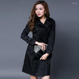 Women's Trench Coats Women's KMETRAM Windbreaker Spring Coat Women Clothes 2022 Streetwear Long Outwear Plus Size Casaco Feminino