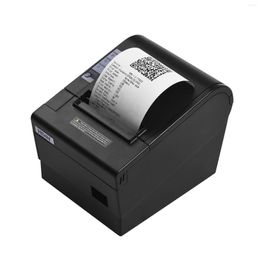 Printers 2022 80mm Thermal Receipt Printer With Auto Cutter USB Ethernet Interface Ticket Bill Printing Compatible ESC/ Print