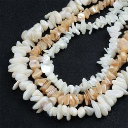 Beads Irregular Gravel Shape Mother Of Pearls Shell Charm Freshwater DIY Ornament Accessories Wild Primordial Style Unique Gifts