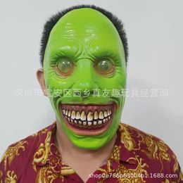 Hot Independent Station New Halloween Halloween Mask COS Exorcist Smile White Face