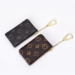 2022 Mini Wallet Fashion Womens Mens Keychain Ring Credit Card Holder Coin Purse M62650 With box and dust bag