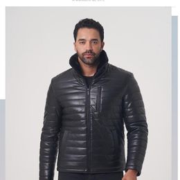 Men's Jackets Male Leather Jacket Clothing Fashion Men's Winter Coat High Quality Casual Brand Apparel OGMANDO2080