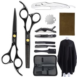 Scissors Shears 60" Hair Professional dressing Set Barber Thinning Cutting Tool dresser 220921