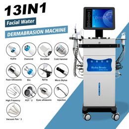 13 in 1 hydra facial machine water microdermabrasion beauty options ultrasonic facial equipment oxgen facial