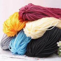 Clothing Yarn 3mm Nylon Strong Braided Thread Silk Satin Cord Rope Hollow Line For DIY Jewelry Bracelet Making Findings Beading Wire