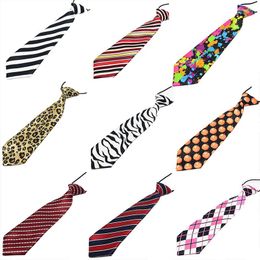 Bow Ties Striped Children Necktie 2022 Fashion Kids Tie Casual Neck Party Gravatas Corbatas Student Boy Girls Style Krawatte