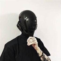 Party Masks Cyberpunk Mask Diy Handmade Custom Personalised Cosplay Mechanical Sci fi Gear Fit For Dj Music Festival And 220920