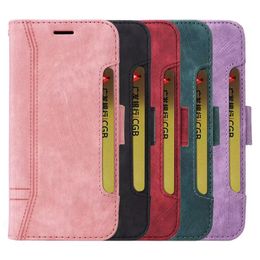 Multifunctional Leather Wallet Cases For OPPO RENO 8 5G Pro 7 4G 7 PRO 7Z Realme 9i V20 Card Slot Holder Vintage Smart Phone Flip Cover Fashion Luxury Pouch Strap