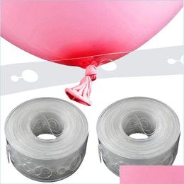 Party Decoration 5M Balloon Accessories Chain Ribbon Dot 195 Holes Wedding Birthday Balloons Backdrop Seal Drop Delivery 2021 Home Ga Dhfn7