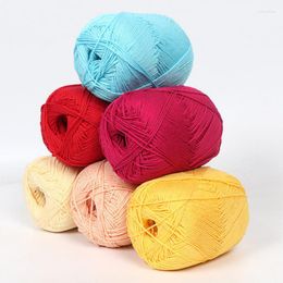 Clothing Yarn Hand Knitting Soft Cotton Knitted Colorful Craft Thread Baby Wool In Thick Diy Scarf Line