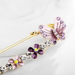 UPDATE Crystal Butterfly Brooch Pin Lapel Pin Flower Diamond Corsage Shawl Buckle Scarf Pin for Women Fashion Jewellery