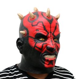 Party Masks Movie Character Darth Maul Halloween Costume Cosplay Anime Headgear Spoof Ghost 220920