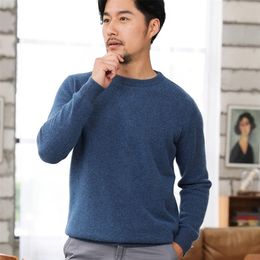 Men s Sweaters Zocept 100 Pure Merino Wool Winter Men Casual O Neck Long Sleeve Luxury Cashmere Knitted Pullover Male s Jumper 220920