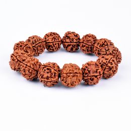 Fashion Rudraksha Beads Bracelets For Women Nature Bodhi Bangle Men Religious Buddha Meditation Buddhism Jewellery Amulets Gift