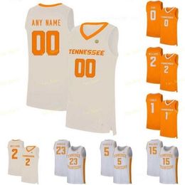 Nik1 NCAA College Tennessee Volunteers Basketball Jersey 15 Derrick Walker 2 Grant Williams 21 Olivier Nkamhoua 23 Bowden Custom Stitched