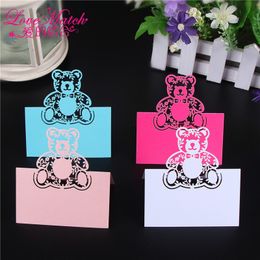 Greeting Cards 40pcs Laser Cut Name Card Wedding Celebration Birthday Party Table Card Seats Decoration Name Table Place Card Pary Supplies 220922