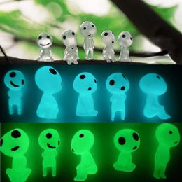 Luminous Tree Spirits Micro Landscape Figure Ornament Outdoor Glowing Miniature Statue Potted Mini Garden Accessories 10pcs/20pcs