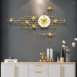 Wall Clocks Chinese Clock Living Room Light Luxury Home Decoration Watch Fashion Creative Nordic Minimalist
