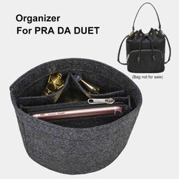 Bag Organiser Evening s For P Duet Rada Felt Cloth Inert Makeup Handbag Linner Travel Storage Shaper Inner Pure Cometic Toiletry 220922