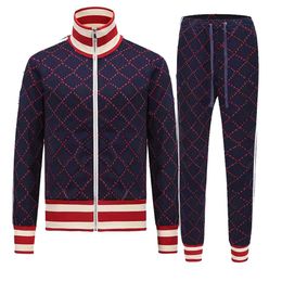 2022 Mens Tracksuit Two Pieces Sets Jackets Hoodie Pants With Letters Fashion Style Spring Autumn Outwear Sports Set Tracksuits Jacket Tops Suits