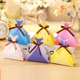 Gift Wrap Prinzessin Kleid Design Candy Box Geschenk Box Hochzeit Und Party Baby Shower Box hochzeit Favours Dekor 220922