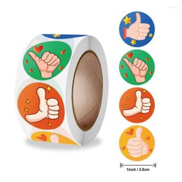 Gift Wrap 500pcs Reward Sticker For Kids Cute Thumbs Up Pattern 4 Designs Funny Toys Game Child School Teacher Praise