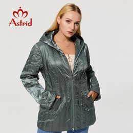 Women s Plus Size Outerwear Coats Astrid winter jacket plus size parka s down jackets Short Slim Cotton Hooded fashion Ladies Parka AM 7546 220922