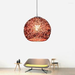 Pendant Lamps Nordic Modern Aluminum Macarons Lights Creative Minimalist Restaurant Personality Study Bedroom Bar