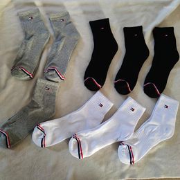 Men's Socks Men's 3 Pairs Of White Black Grey Sports