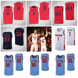 Sj NCAA College Dayton Flyers Basketball Jersey 14 Moulaye Sissoko 2 Ibi Watson 3 Trey Landers 31 Jhery Matos Custom Stitched