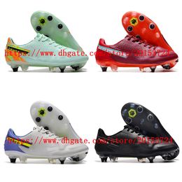 Scarpe da calcio da uomo Tiempo Legend 9 Elite SG Tacchetti da calcio Scarpe da calcio outdoor Scarpe da calcio Creativity Limited Edition chuteiras