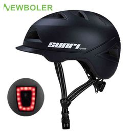 Cycling Helmets 2022 NEW Electric Scooter Bike Bicycle MTB Road Men Women With Taillight T220921