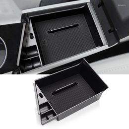 Car Organiser LFOTPP Armrest Storage Box For Elantra Avante CN7 2022 Vehicle Central Control Container Auto Interior Accessories Black