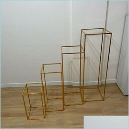 Party Decoration Metal Plant Stand Rack Gift Display Rectangar Flower Cake Wedding Decorations Drop Delivery 2021 Nerdsropebags500Mg Dh3Hr