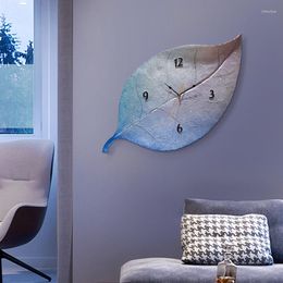 Wall Clocks Living Room Decorative Round Clock El Furniture Nordic Fashion Creative Bedroom Mute Silent